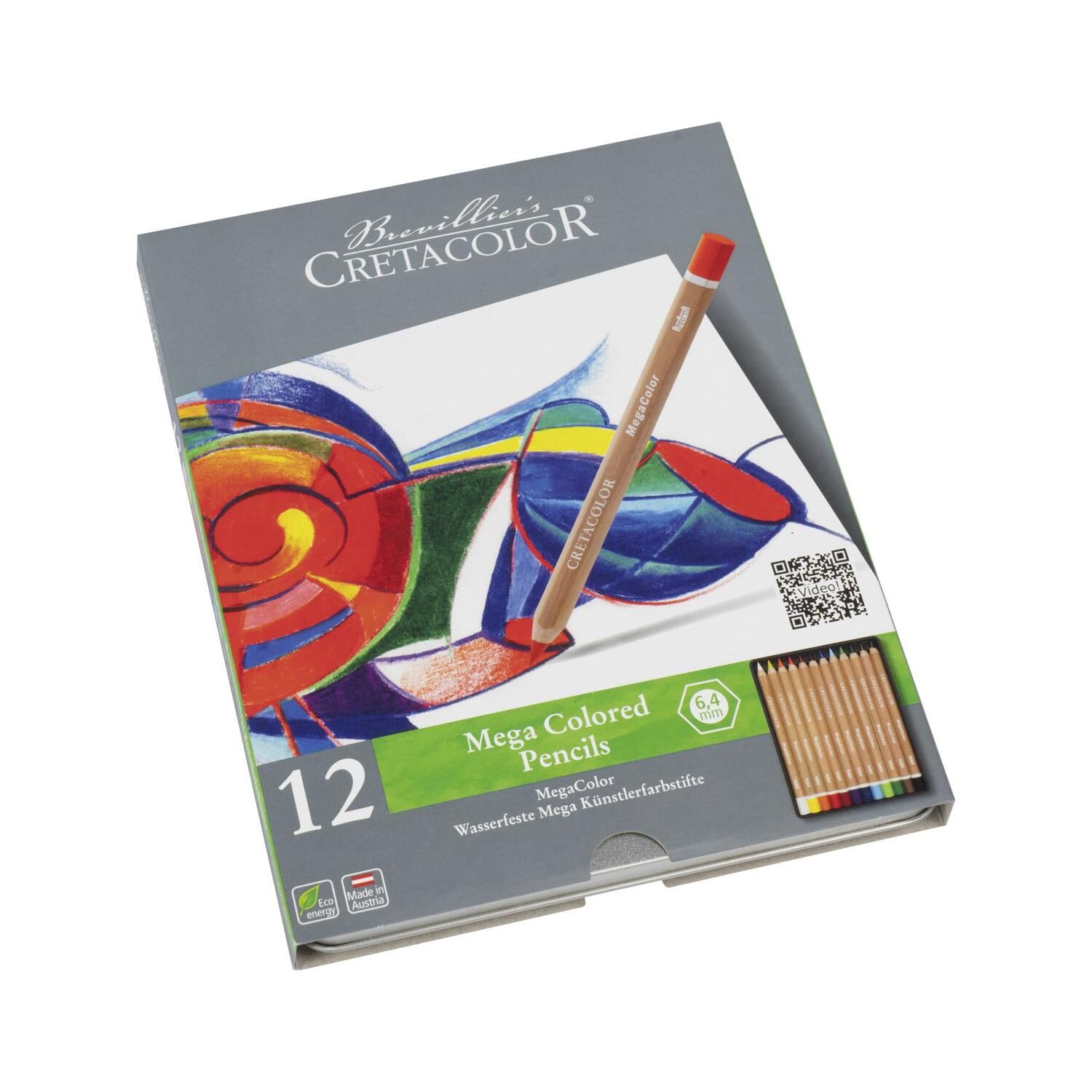 Cretacolor Megacolor Mega Kuru Boya 12li 290 12