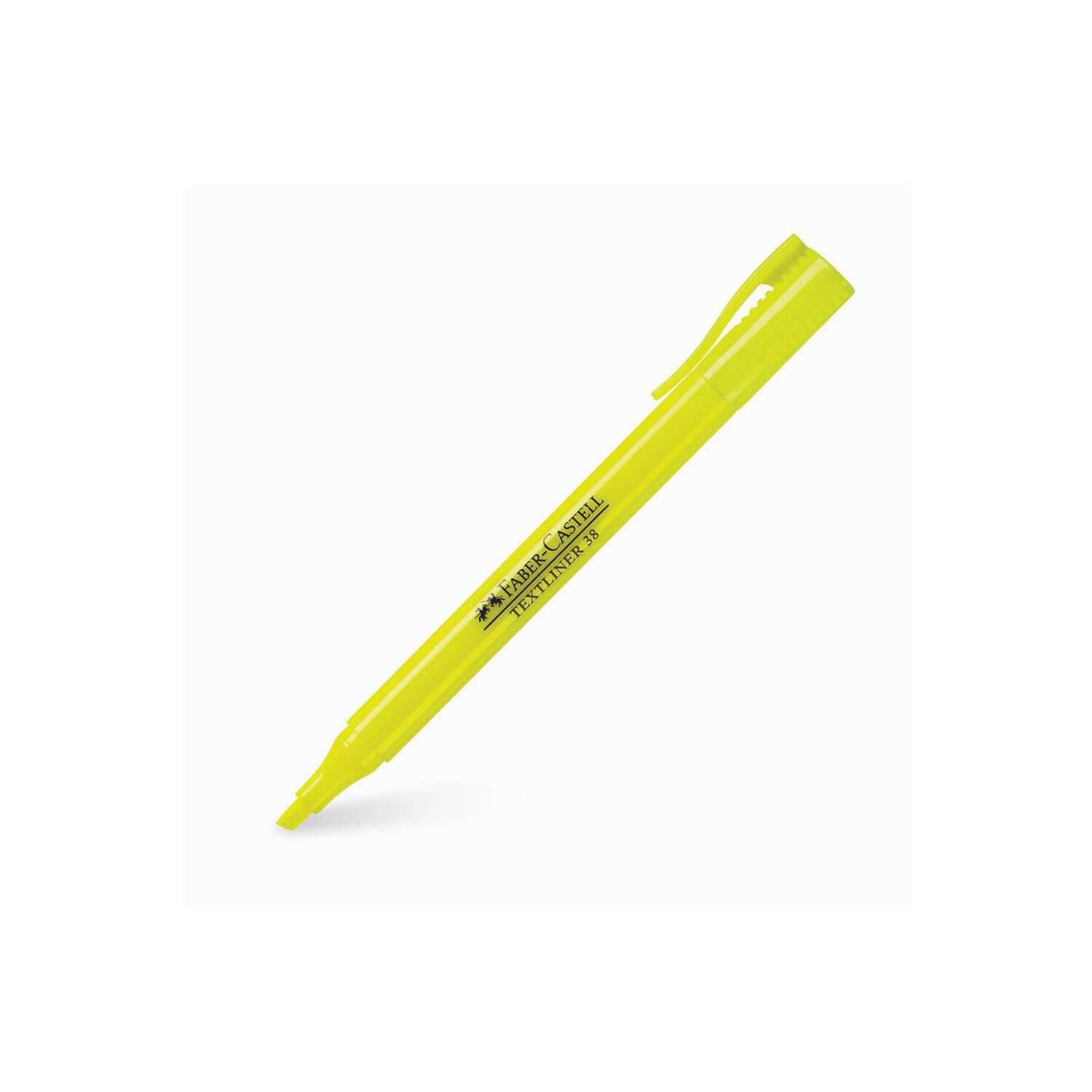 Faber-Castell Fosforlu Kalem 38 Fosforlu Sarı