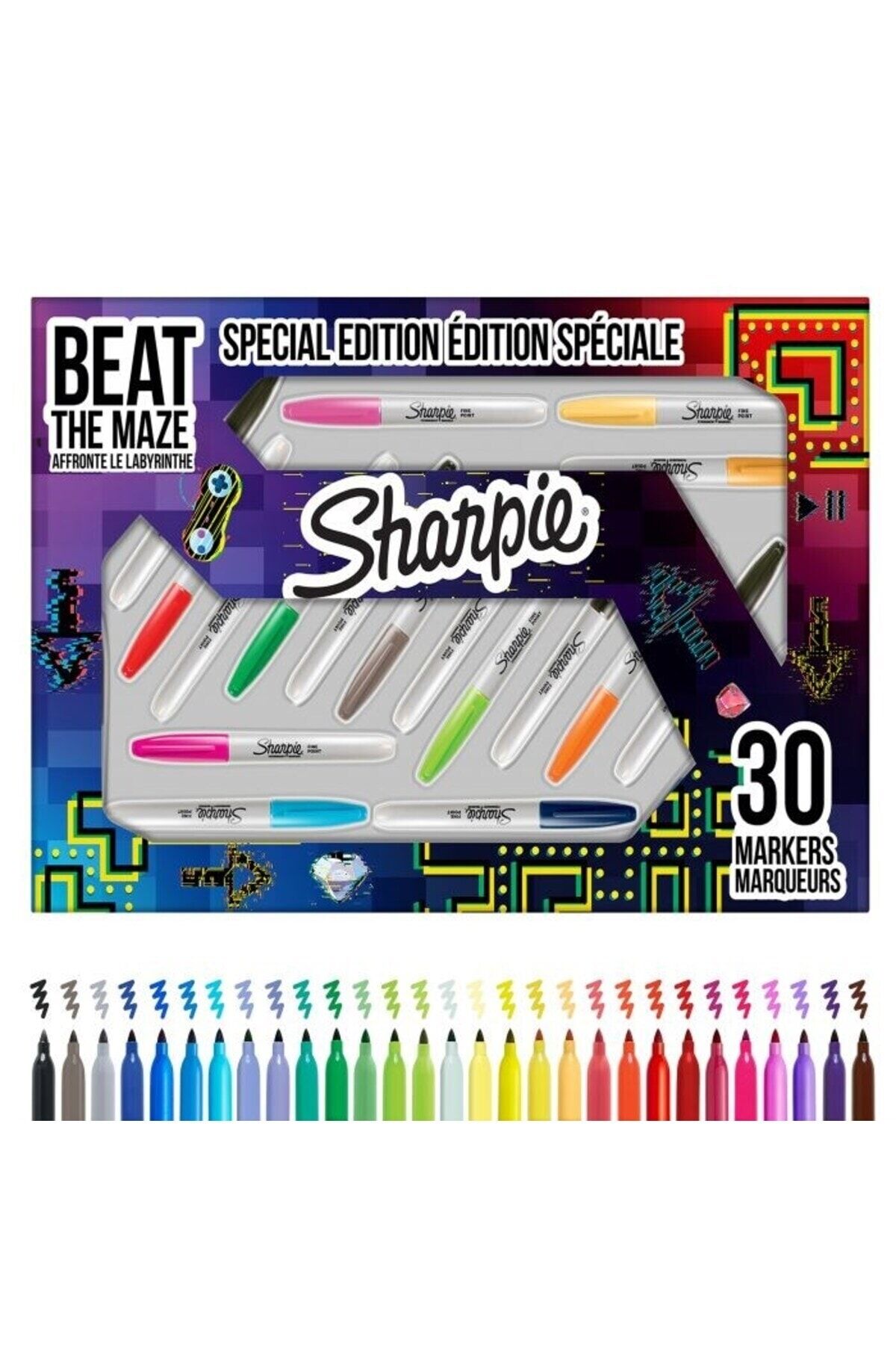 Sharpie Fine Permanent Markör 30lu Kutu Labirent