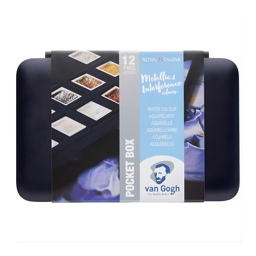 Van Gogh Metalik Tablet Sulu Boya 12 Renk