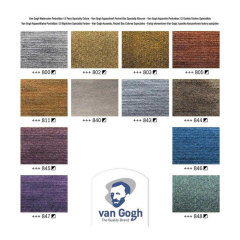 12 Lı Metalık Suluboya Vangogh