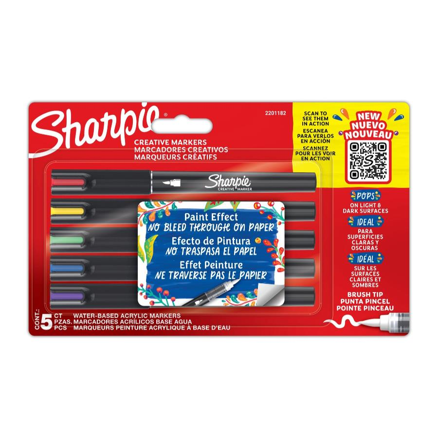 Sharpie Markör Akrilik Fırça Uç 5li Bls 2201182