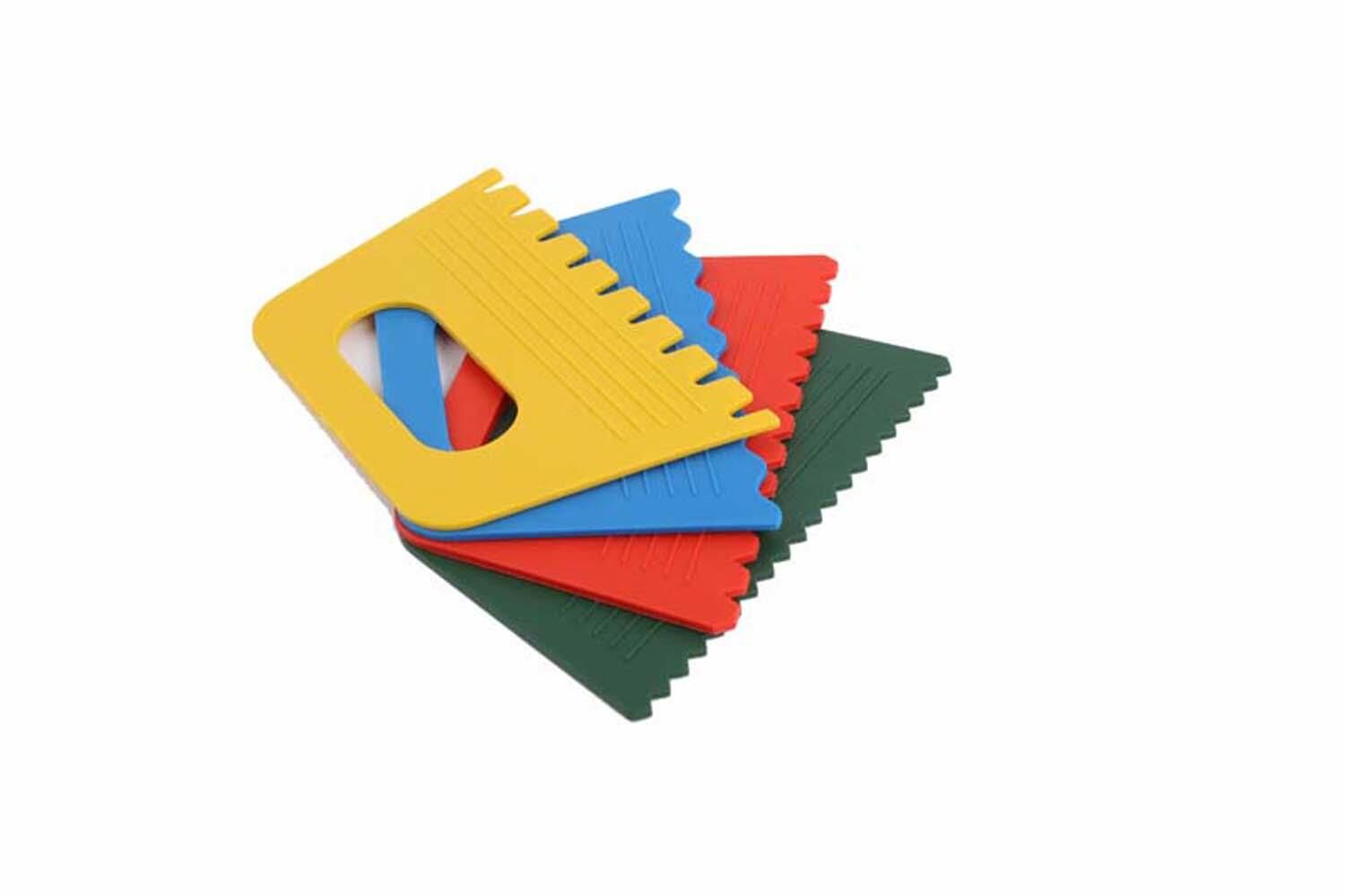 Lutart Çeki Tarağı 4 Parça Plastik Lsr-5427