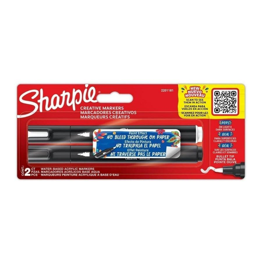 Sharpie Markör Akrilik Yuvarlak Uç 2li Bls