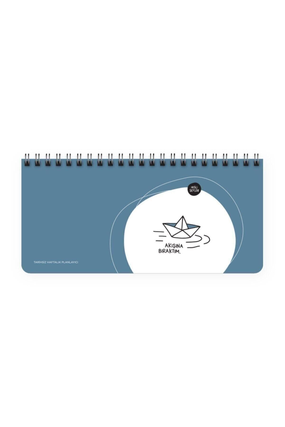 Keskin Hisli Şeyler 13X27 Spiralli Planner Hisli