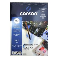 Canson A3 200Gr 20Yp Çok Amaçlı Resim Bloğu