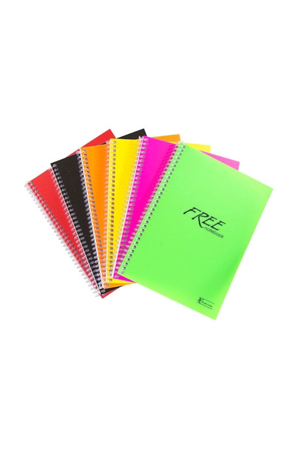Keskin Color Spiralli A4 Free Office Plastik Kapak Kareli 80yp Defter