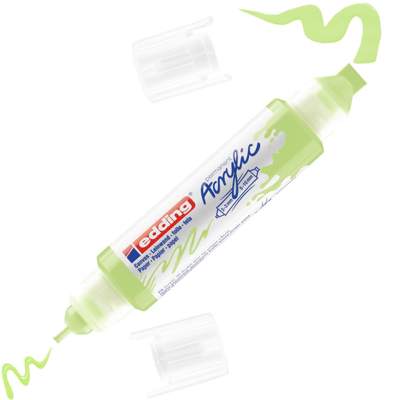 Edding 5400 Akrilik 3D Double Liner Pastel Yeşil