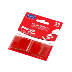 Kraf Index Film 25x45m Pop-Up Tek Renk 50yp Kırmızı