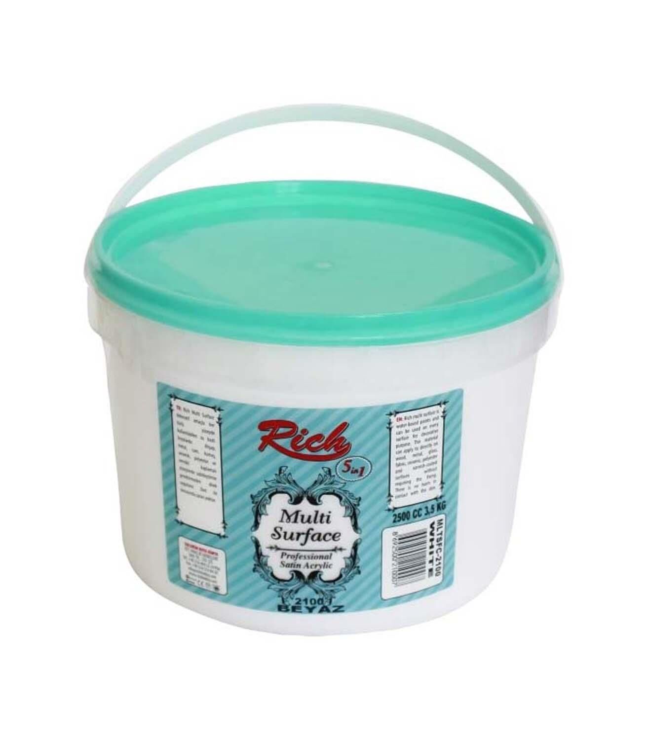 Multı Surface Beyaz 2500Cc Akrılık Rıch