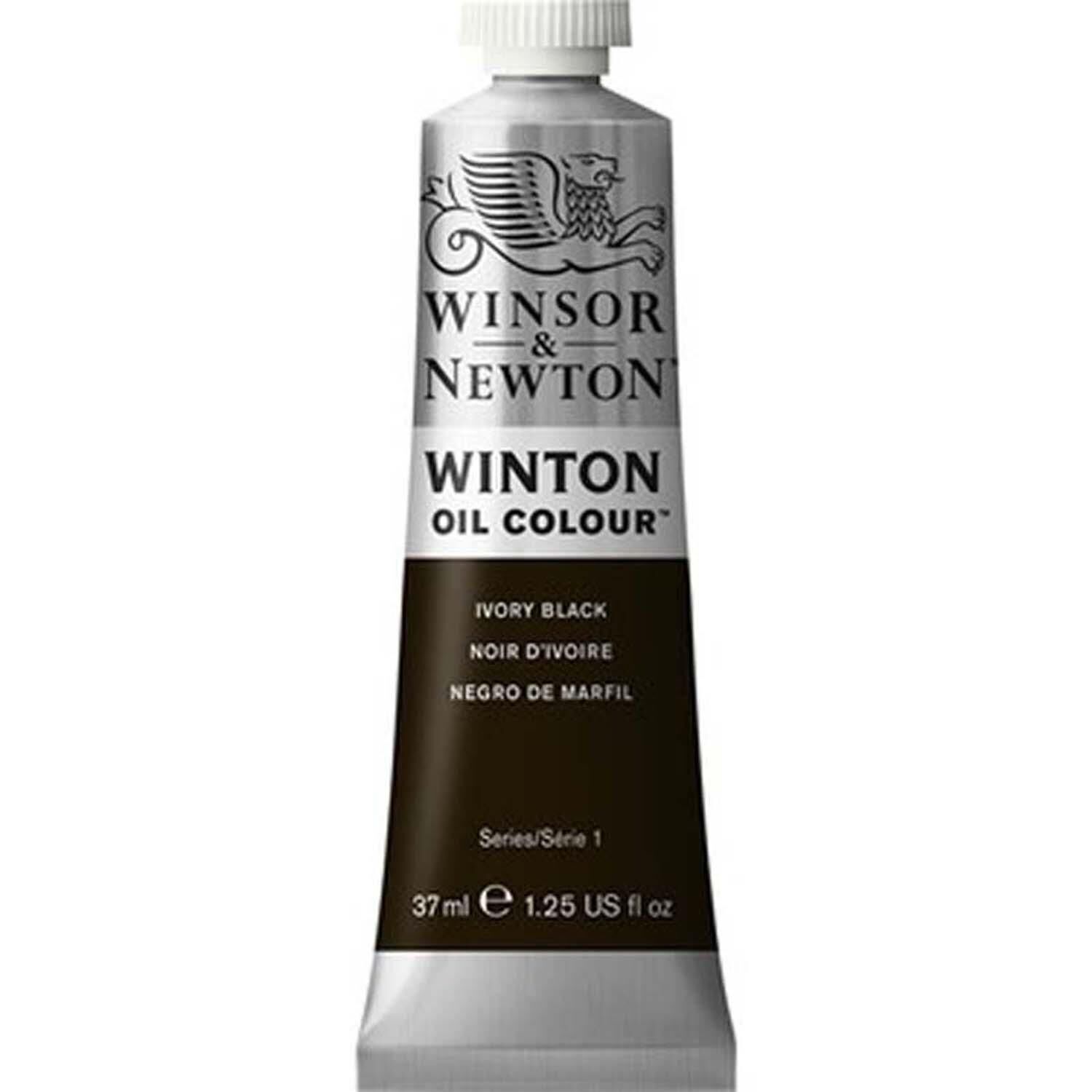 Winsor & Newton Winton Yağlı Boya 37ml Ivory Black 331 (24)