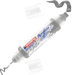 Edding 5400 Akrilik 3D Double Liner Gümüş