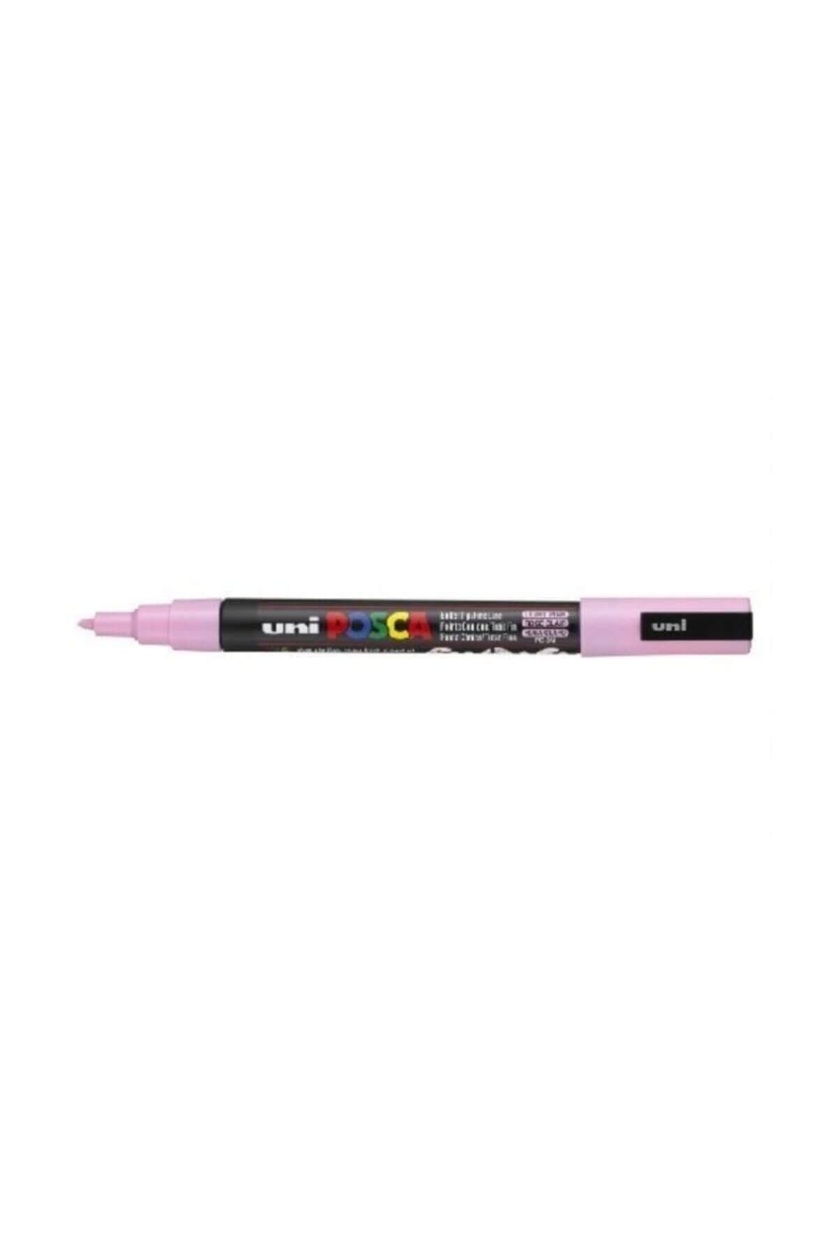 Uni POSCA 0.9-1.3 Su Bazlı PosterMarkörü A.Pembe N