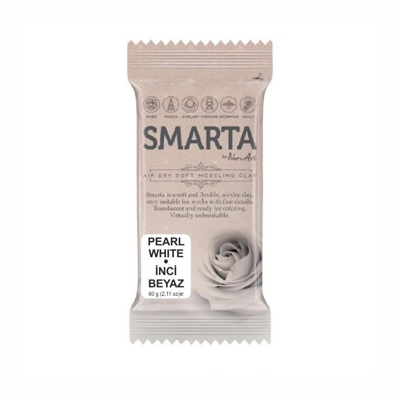 Smarta Model Kili Metalik Beyaz İnci 60g