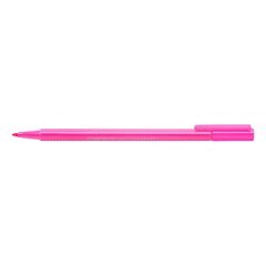 Üçgen Keçeli Kalem  Neon Pembe 1.0 Mm