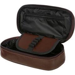 Bback S.Deri Hazneli Oval Kalemlik Kahverengi 325