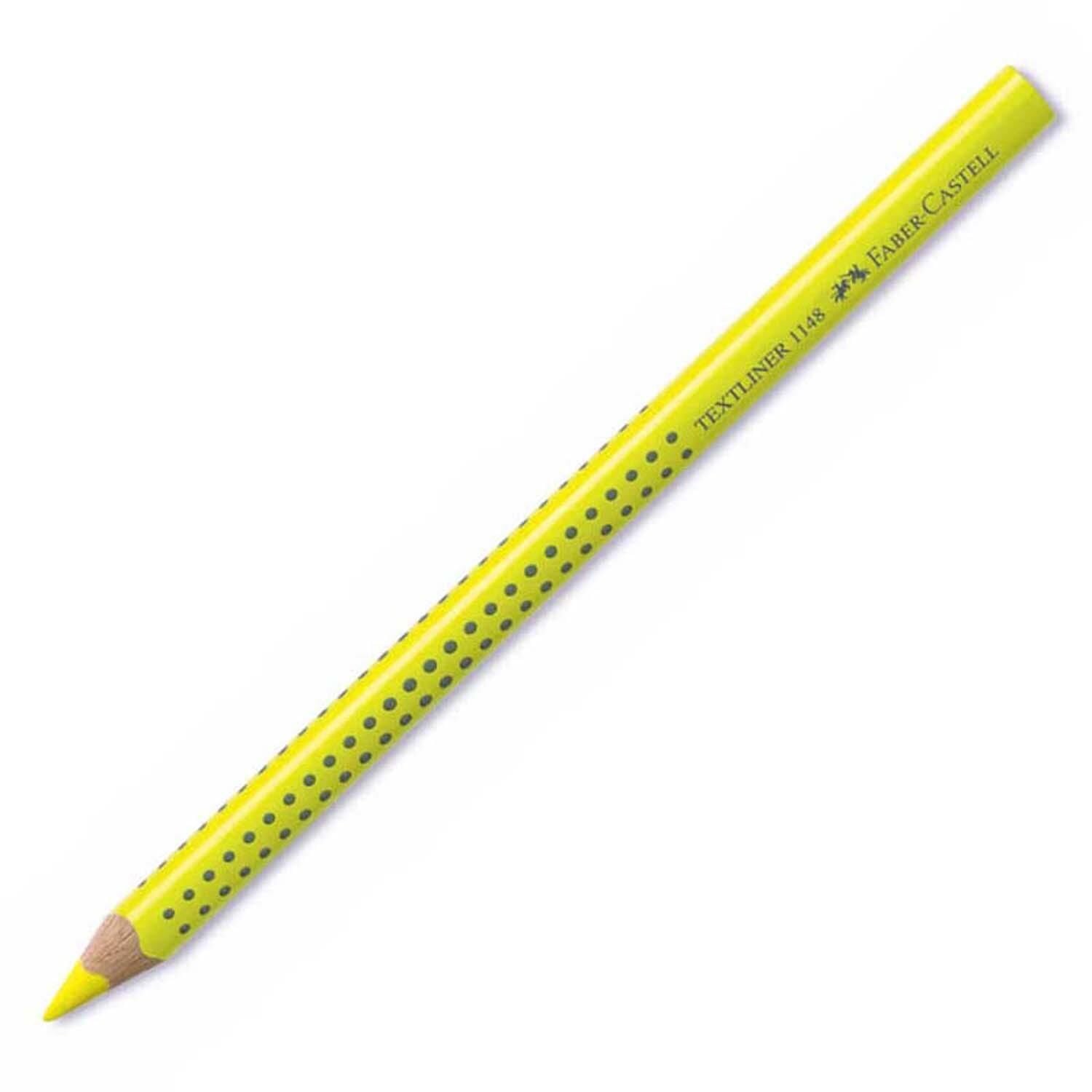 Faber-Castell Ahşap Gövde Fosforlu Kalem Sarı