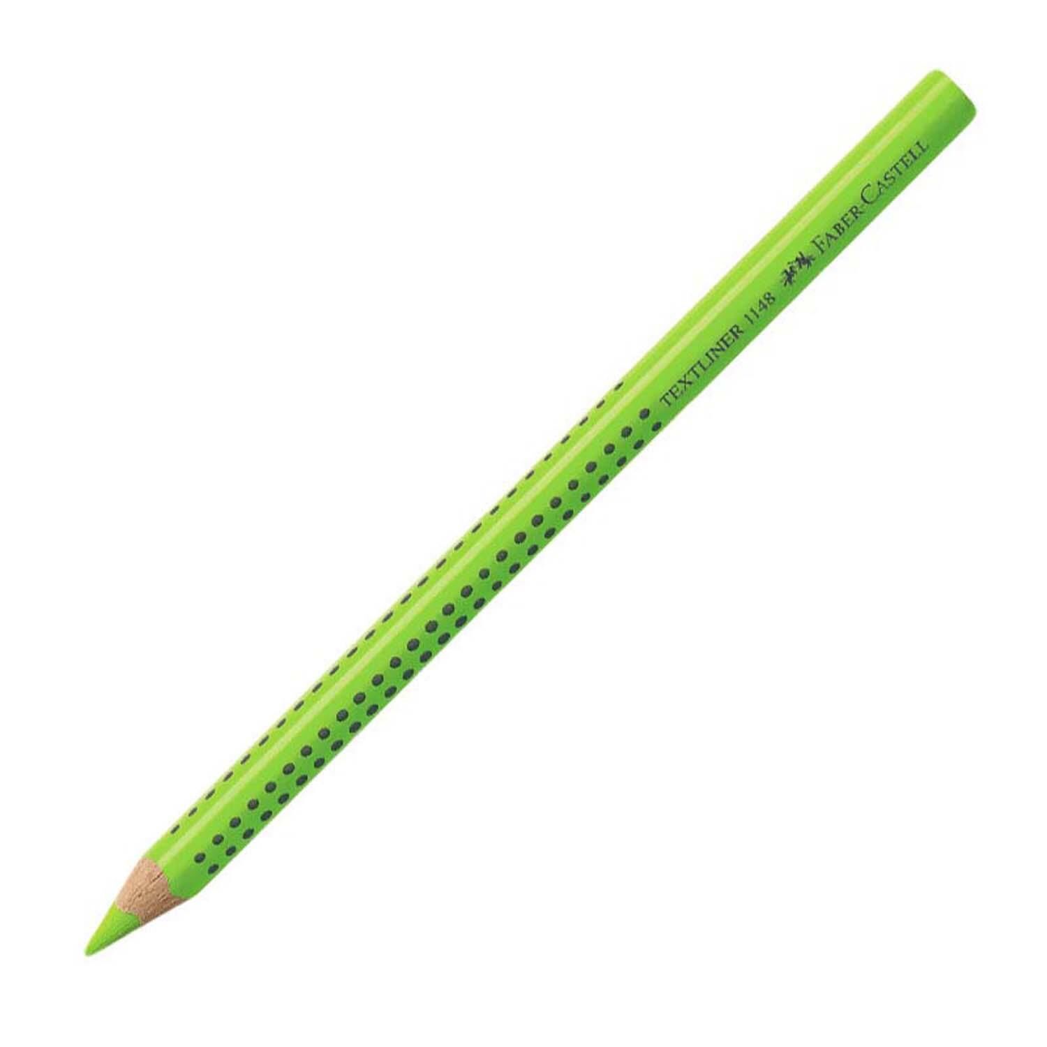 Faber-Castell Ahşap Gövde Fosforlu Kalem Yeşil