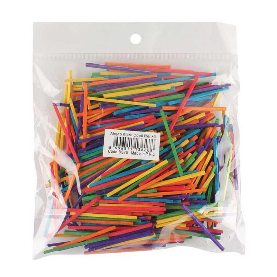 Südor Kıbrıt Çöpü Ahşap Renkli