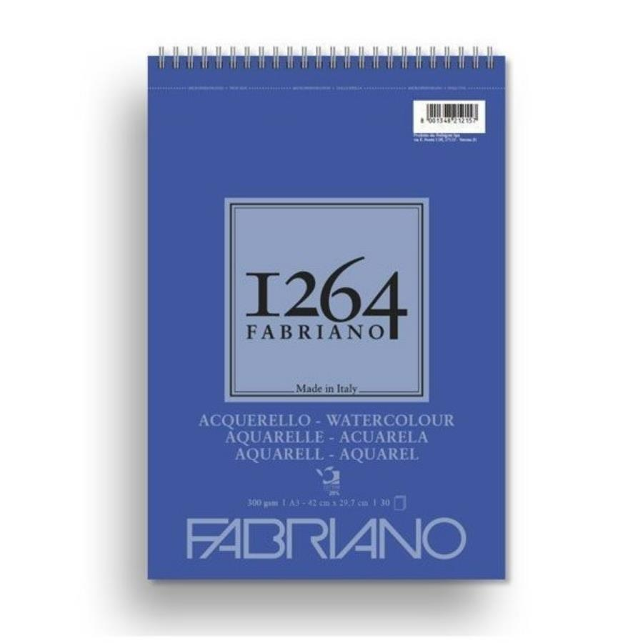 Fabriano 1264 Spiralli 300gr 30yp A3 Suluboya Defteri 19100650