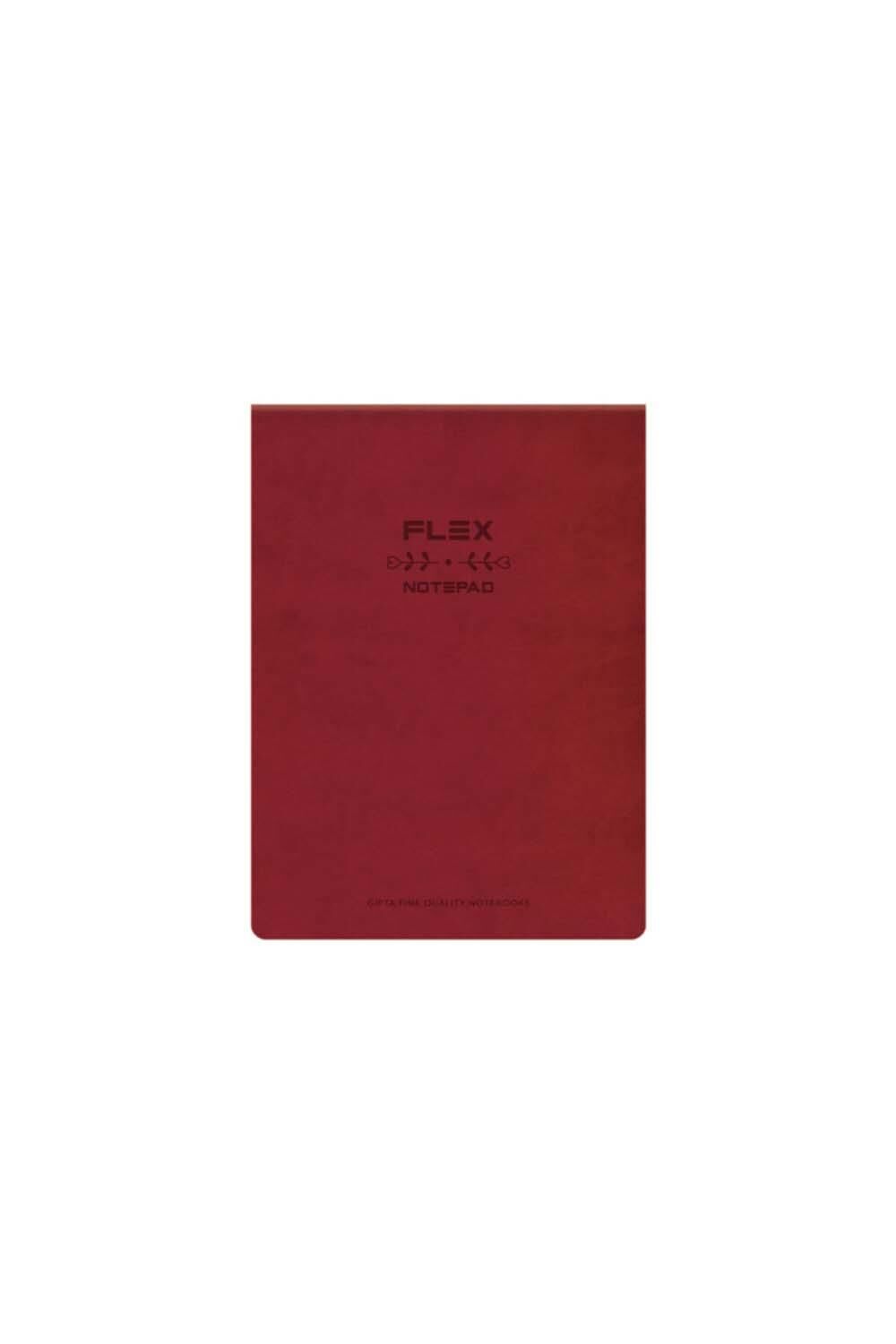 Gıpta Flex İplik Dikişli Deri Kapak Bloknot 16x16 100yp Noktalı Defter 4413