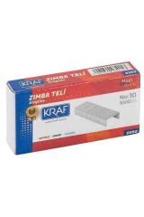 Kraf Zımba Teli No:10 Beyaz 1000 Li 225G