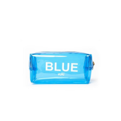 Vuki Renkli Şeffaf Ferm. Kalem Kutu Mavi