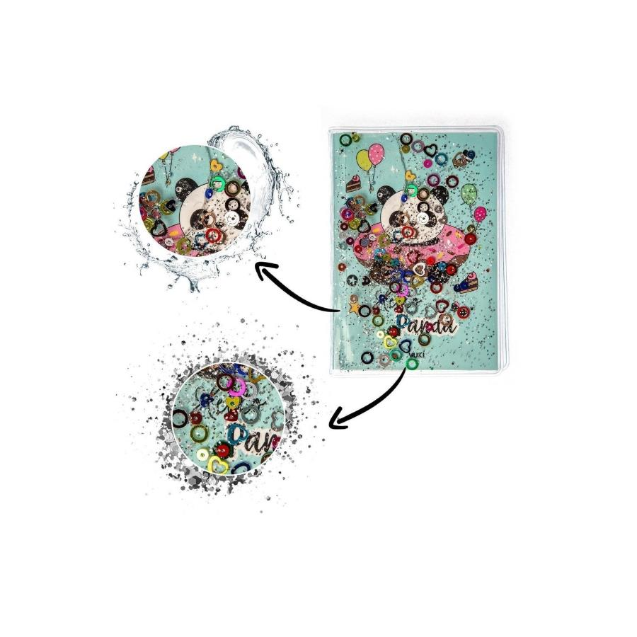 Vuki Sulu Kapaklı Mini Defter Panda