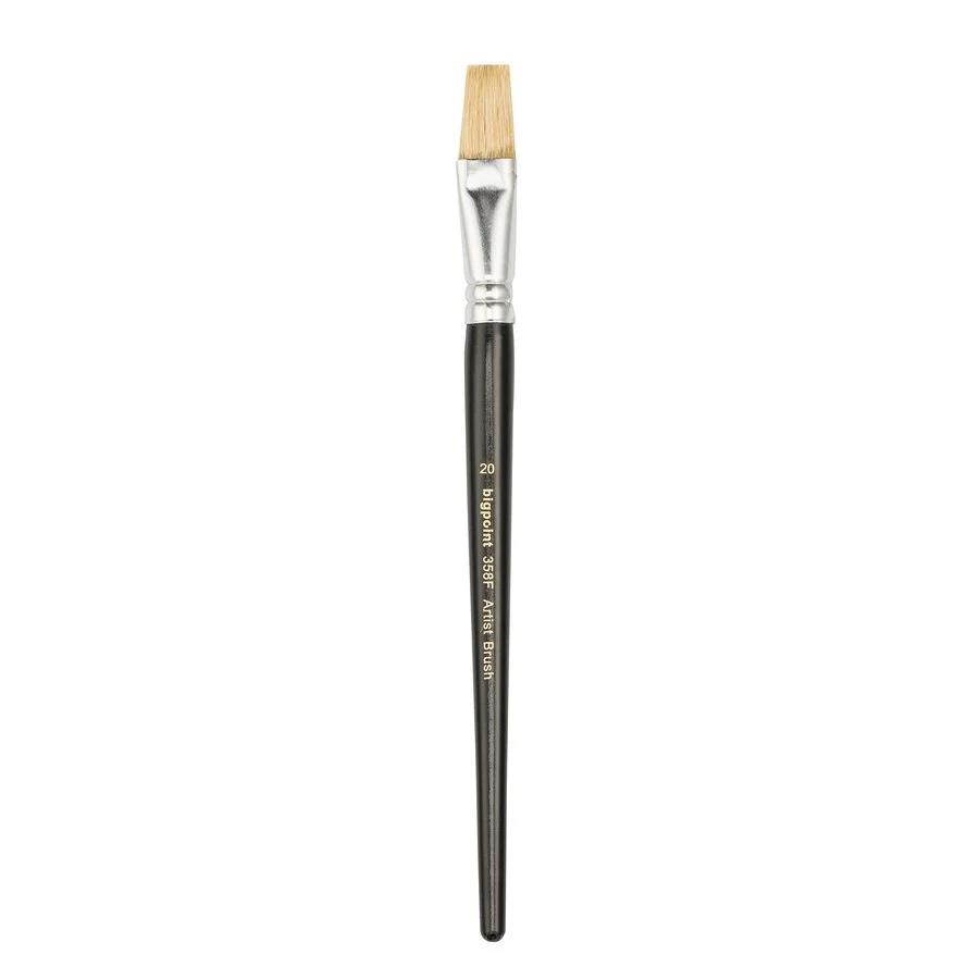 Bpf358F/20 Beyaz Dogal Kıl Duz Kesık Fırca