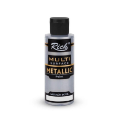 Multı Metalik Antik Gümüş 120Cc Akrılık Rıch