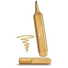 Faber-Castell Fosforlu Kalem 46 Metalik Altın
