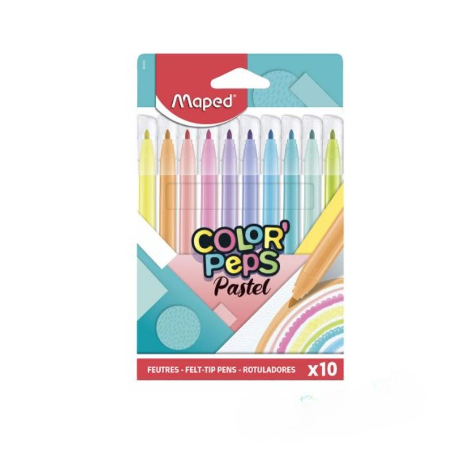 Maped 10lu Pastel Keceli Kalem 845469