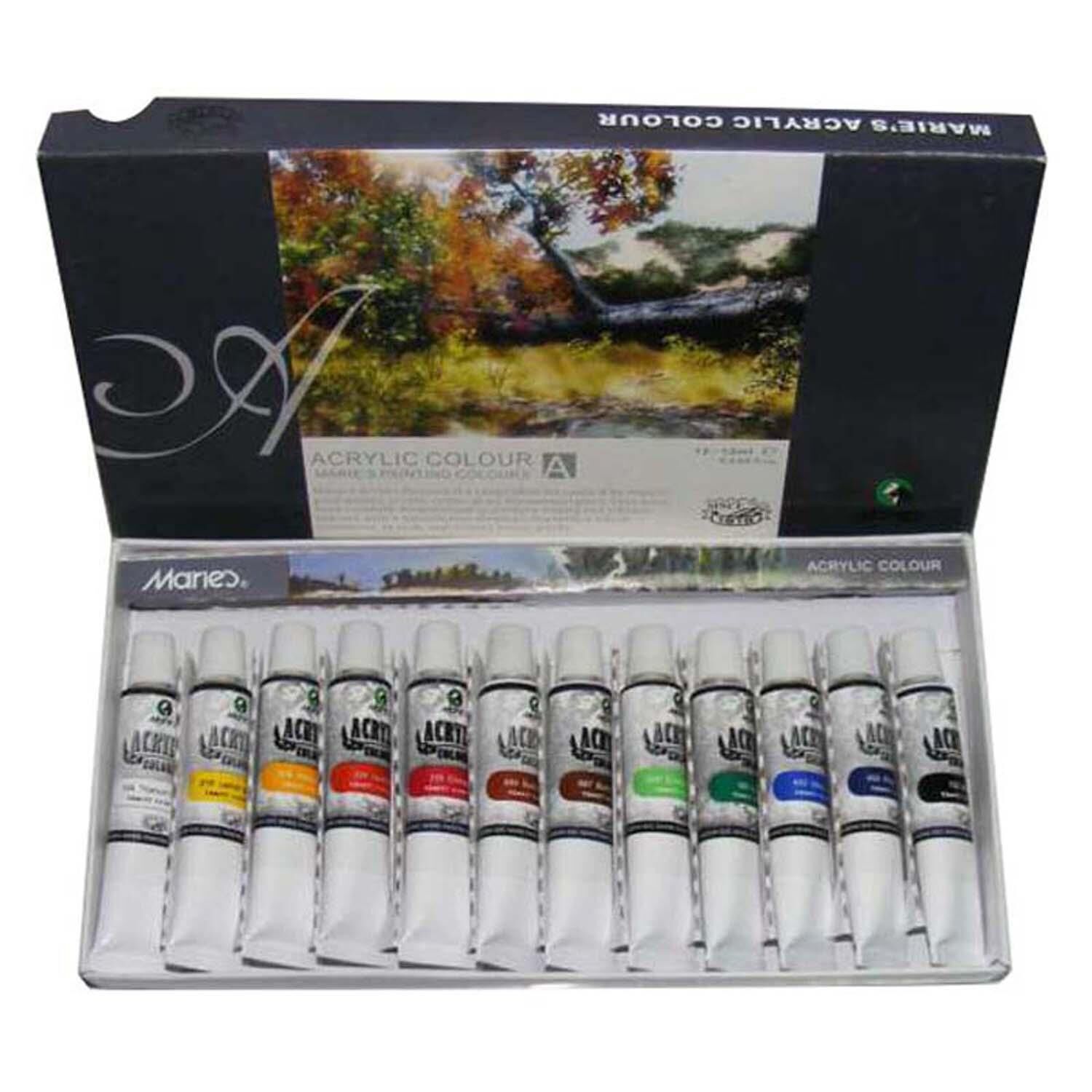 Marıes 12 Li Akrilik Boya