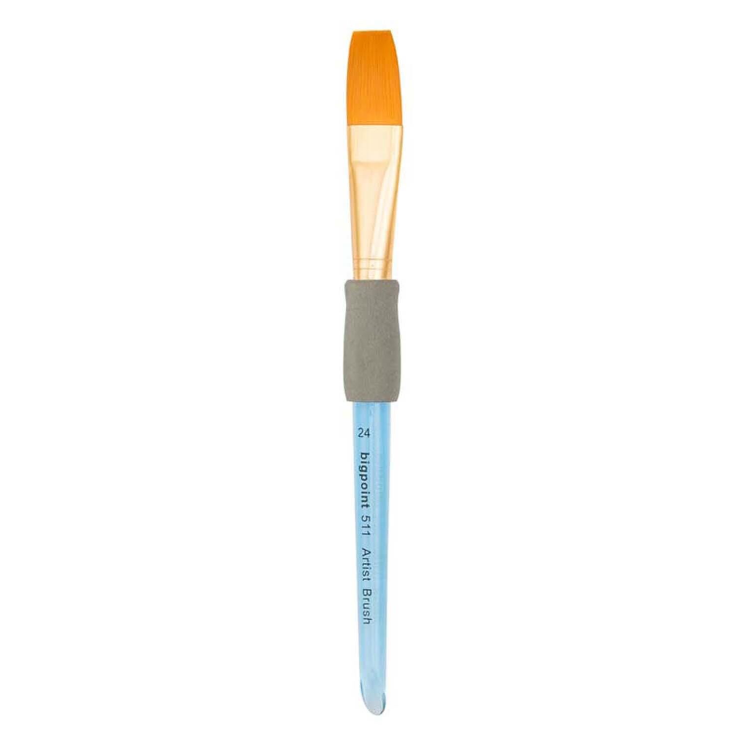 Bpf511/24 Sentetık Kıl Akrılık Sap Duz Kesık Fırca