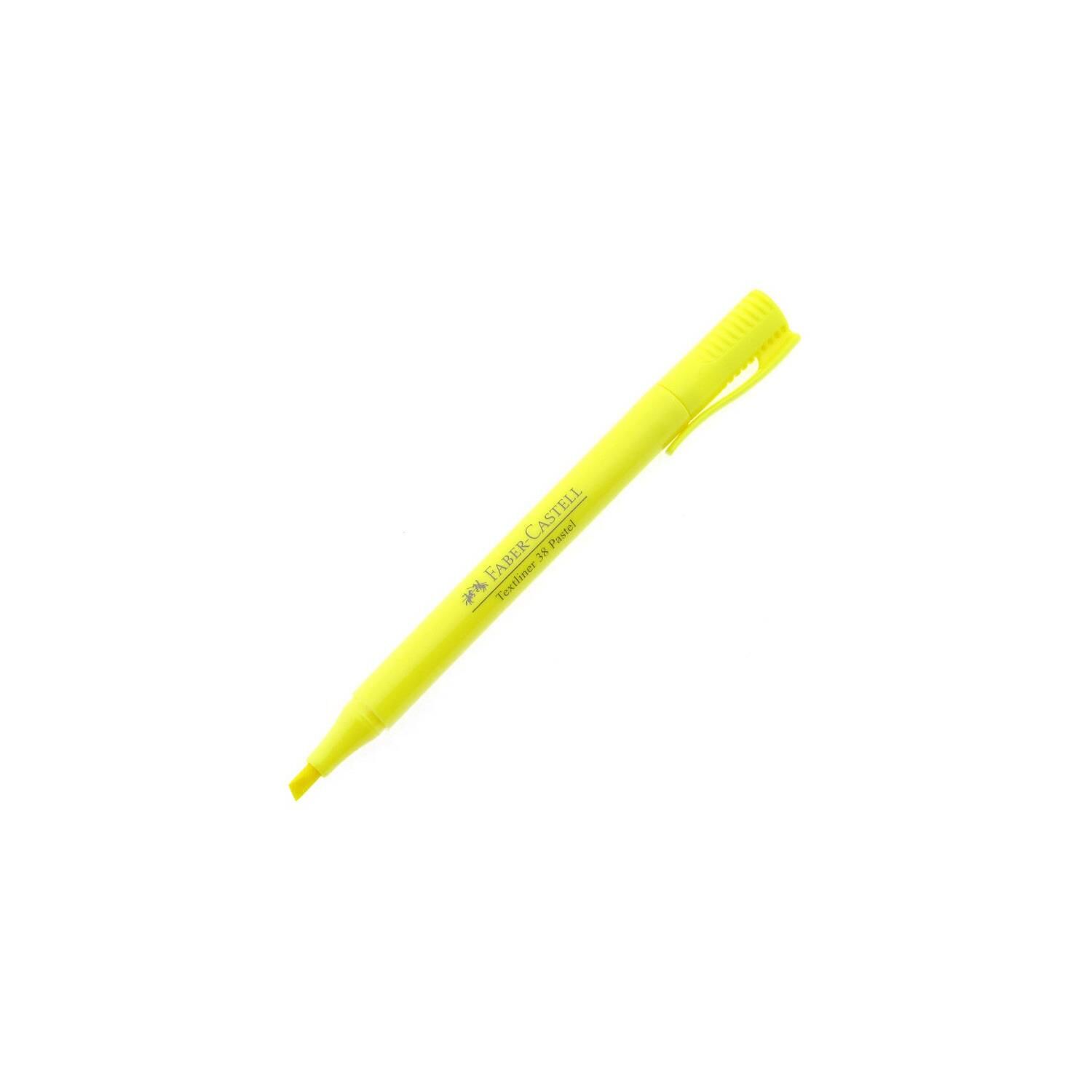 Faber-Castell Fosforlu Kallem 38 Pastel Sarı