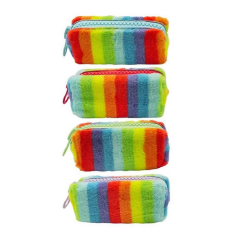 Unicus Big Zip Süper Rainbow Tavşan Tüyü Kalem Kutu XL