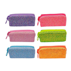 Unicus Big Zip Swarovski Taşlı Pastel Kalem Kalemlik