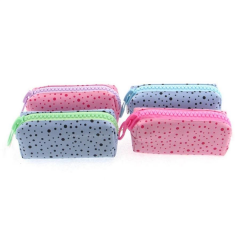 UNİCUS - BİG ZİP MİNİŞ PUANTİYELİ KETEN KALEM KUTU