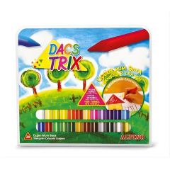 Alpino DA-127 Dacstrik 24 Renk Üçgen Mum Boya