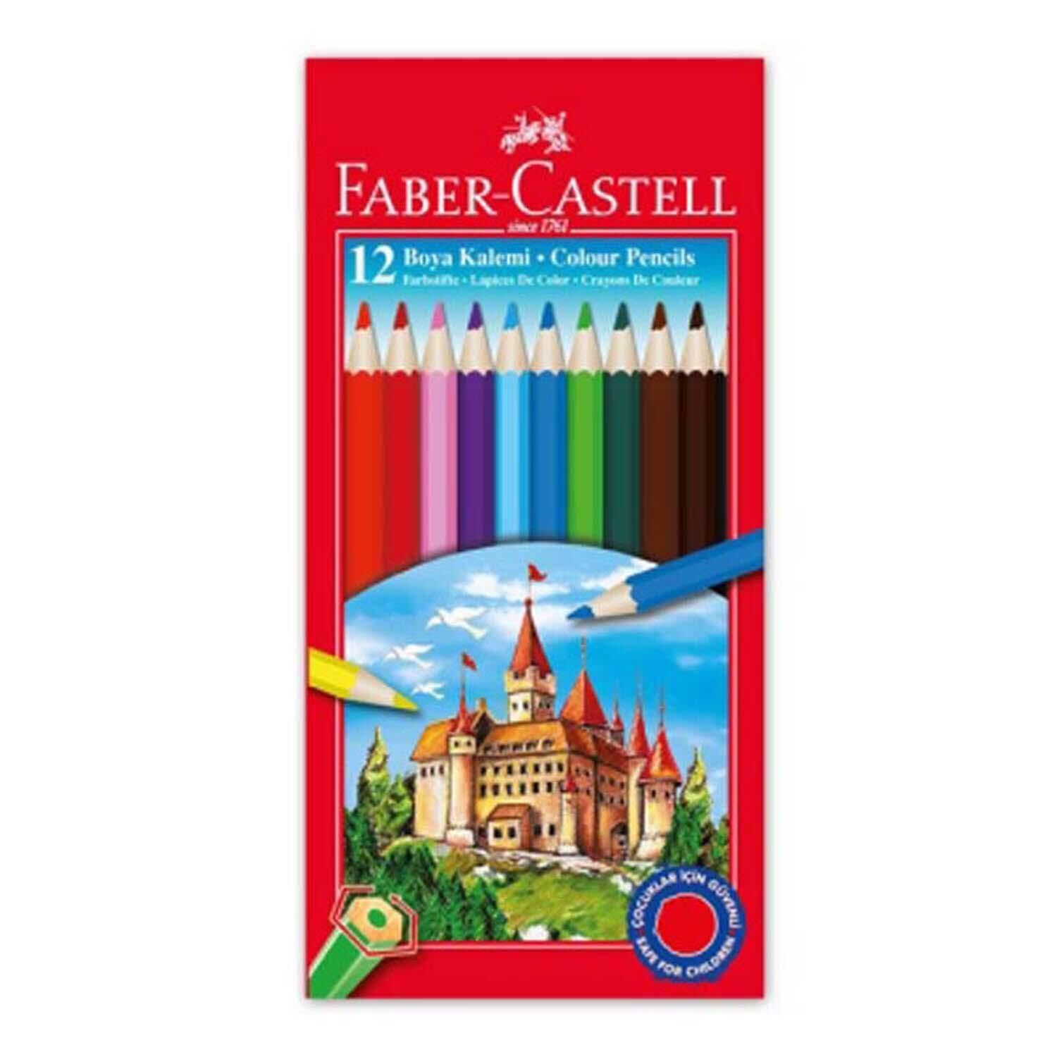 Faber-Castell Kuruboya Tam Boy 12 Renk