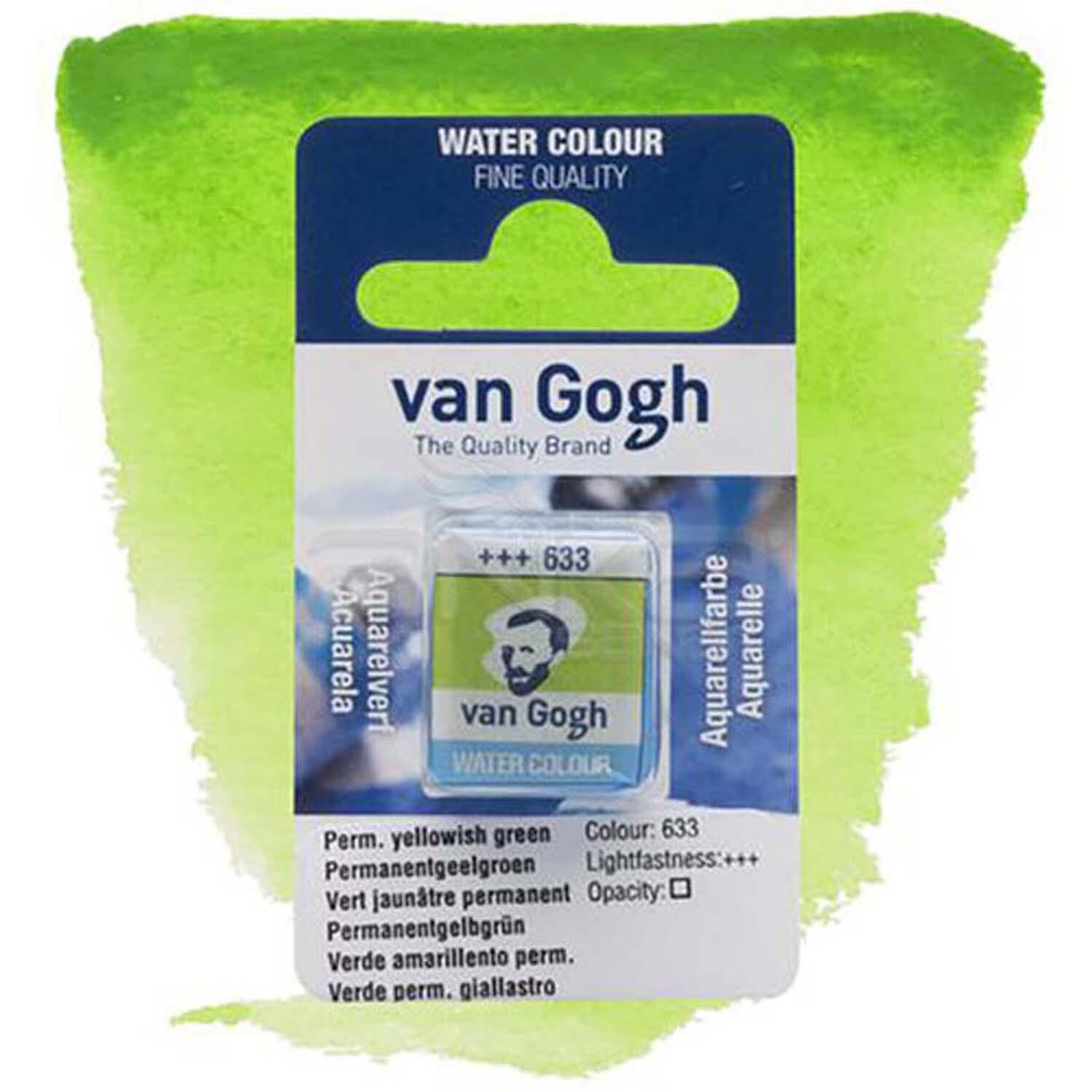 Sulu Boya Van Gogh Tablet No:633 Perm.Yel.Green