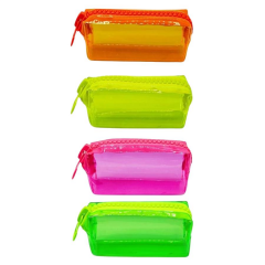 UNİCUS - BIG ZİP NEON ŞEFAF KALEM KUTU XL