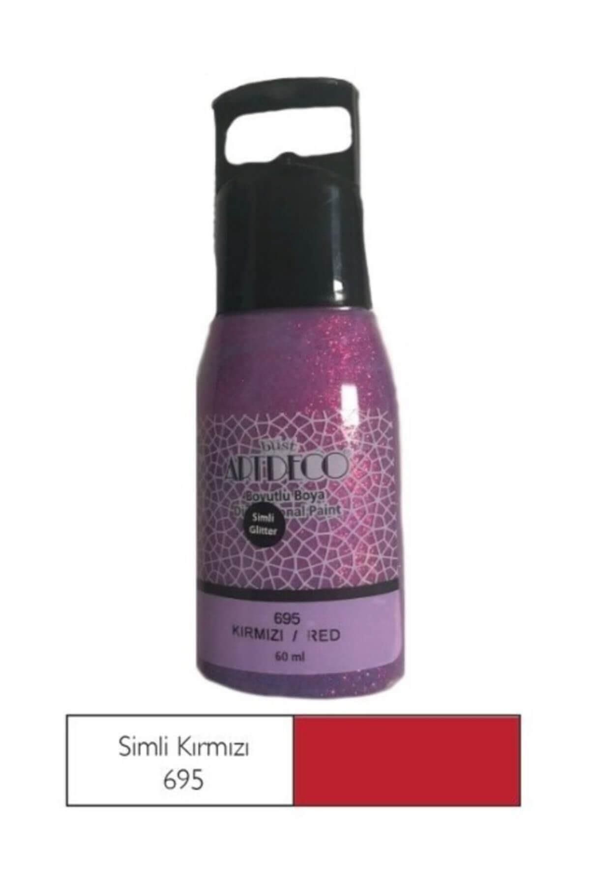 Artdeco Sımlı Boyutlu Boya 60Ml Kırmızı 695