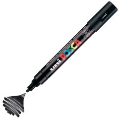 Unı Posca Pc-5M  1.8-2.5 Sıyah Su Bazlı Markor