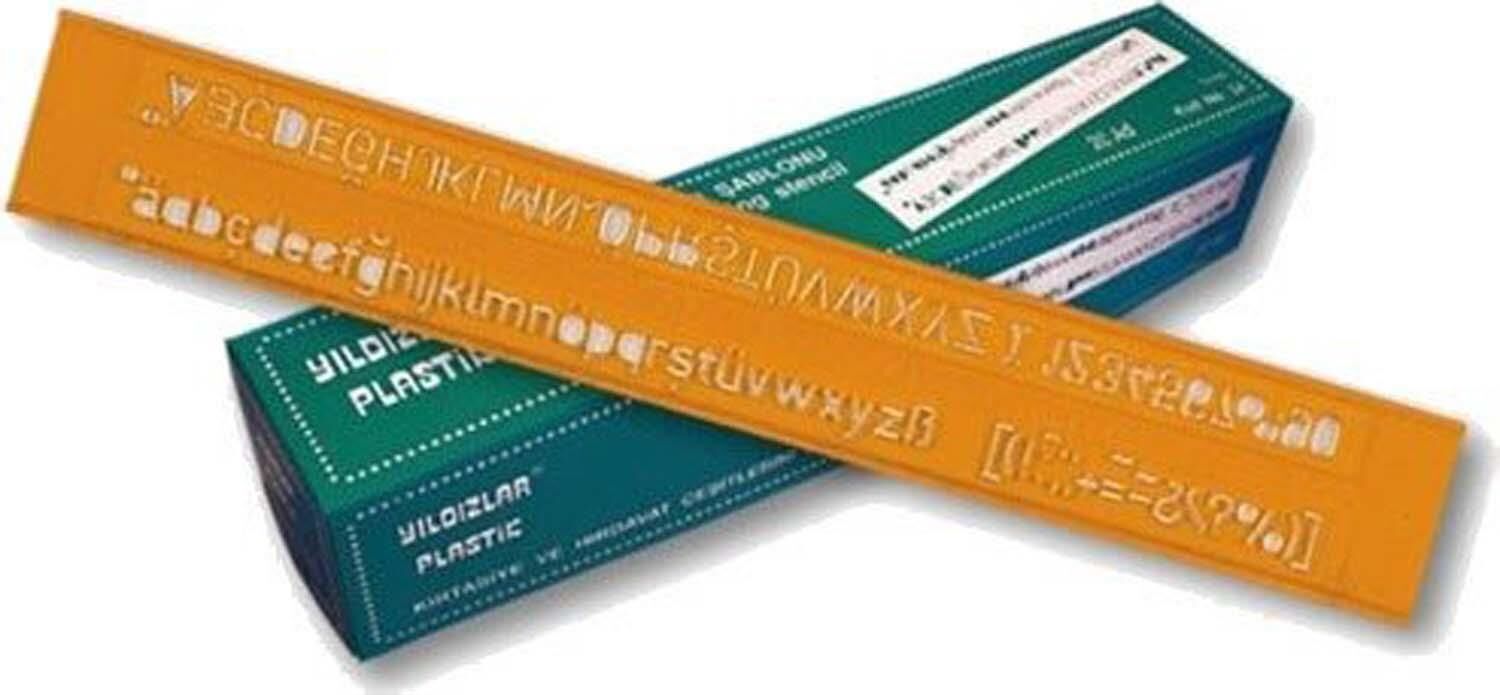 Yıldızlar Yazı Sablonu Tekınık No:39