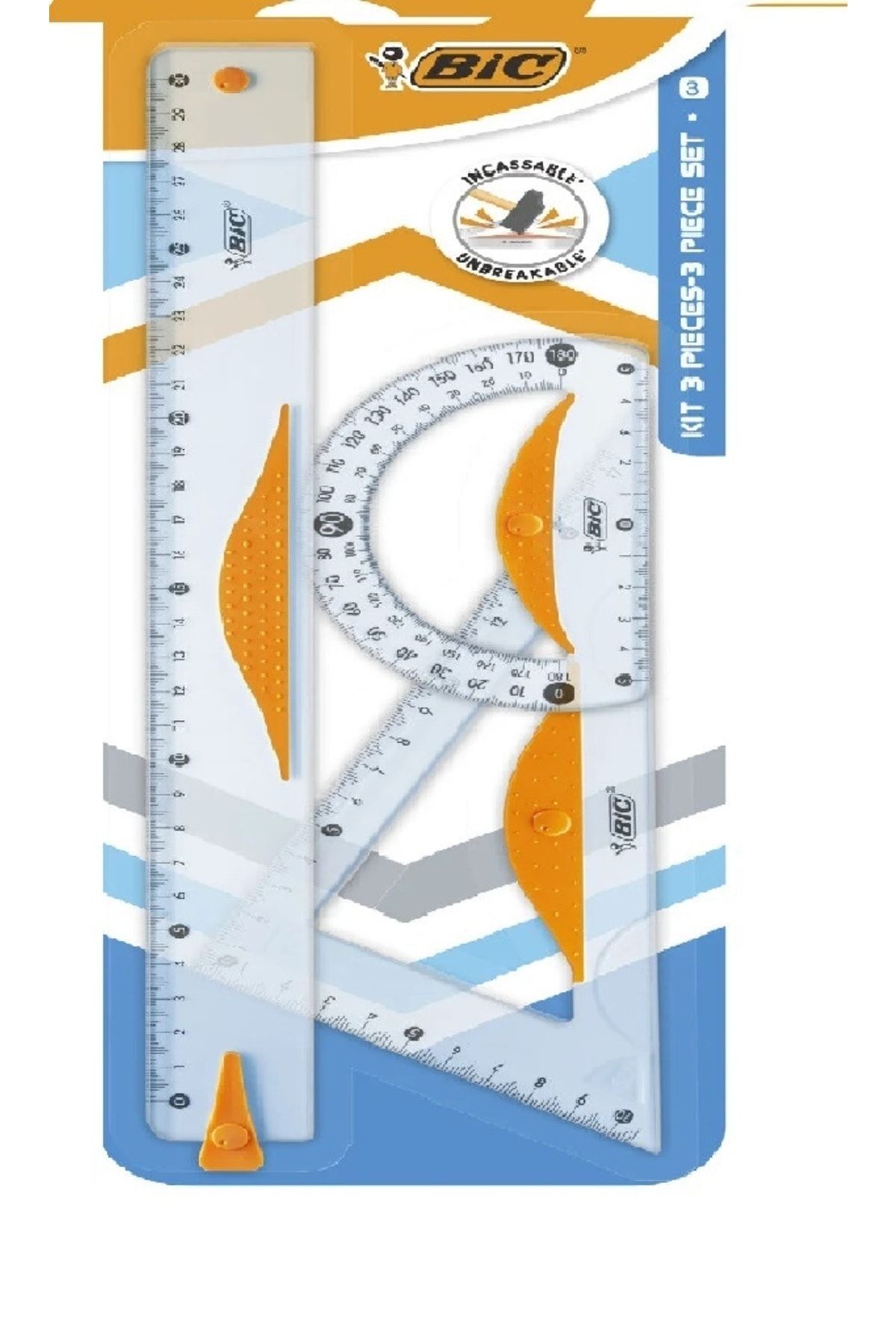 Bic Çizim Seti 30Cm 3'Lü Blister