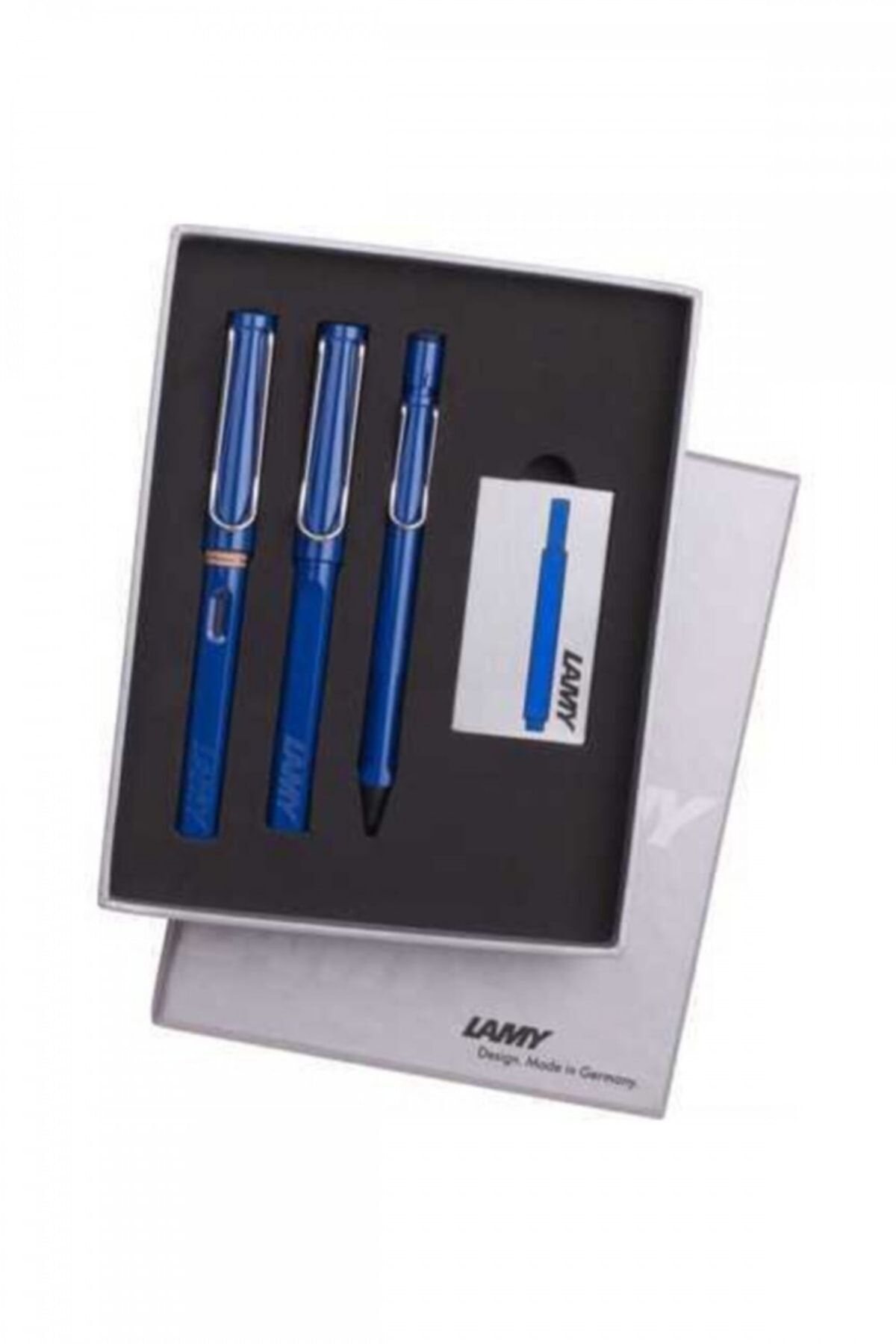 Lamy Safari 3lü Kalem Seti DRV Seffaf Kyu Mavi TB3-14DRV