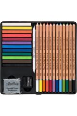Cretacolor Pastel Basic Box Soft Pastel Başlangıç Seti 27 Parça Metal Kutu 47022