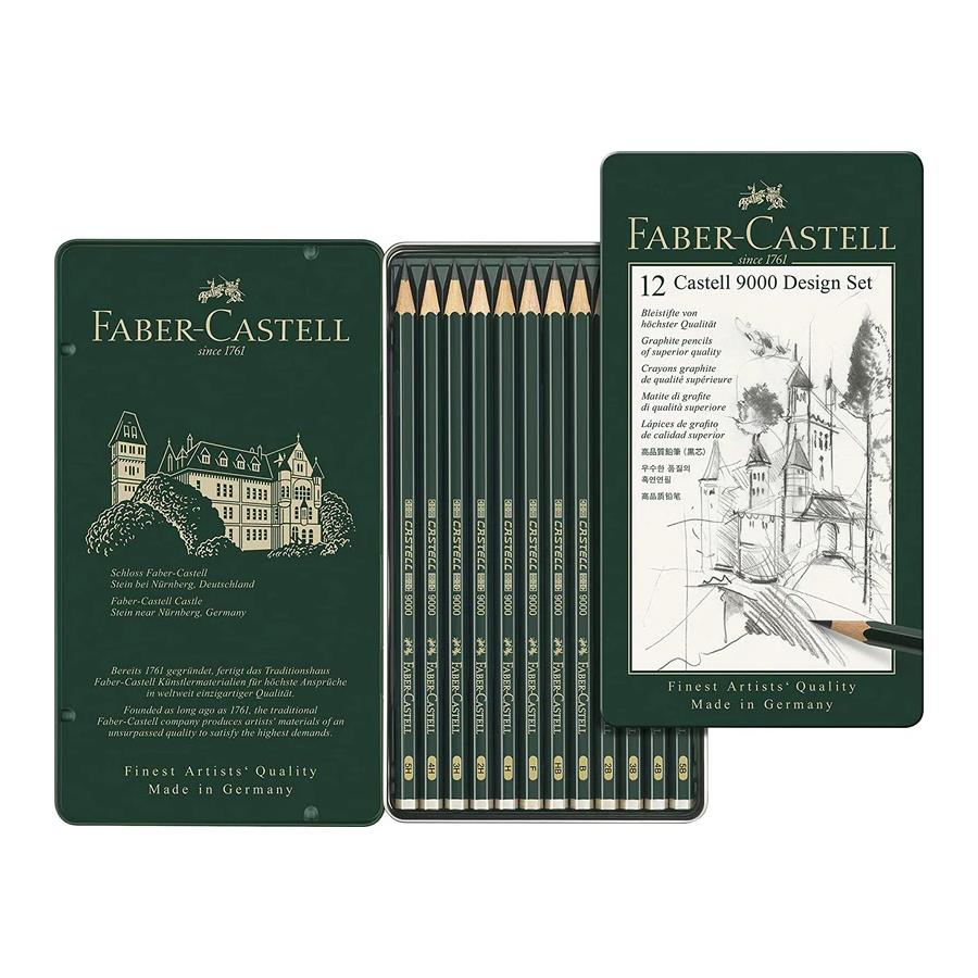 Faber Castell 9000 Design Kurşun Kalem Seti (5B-5H)