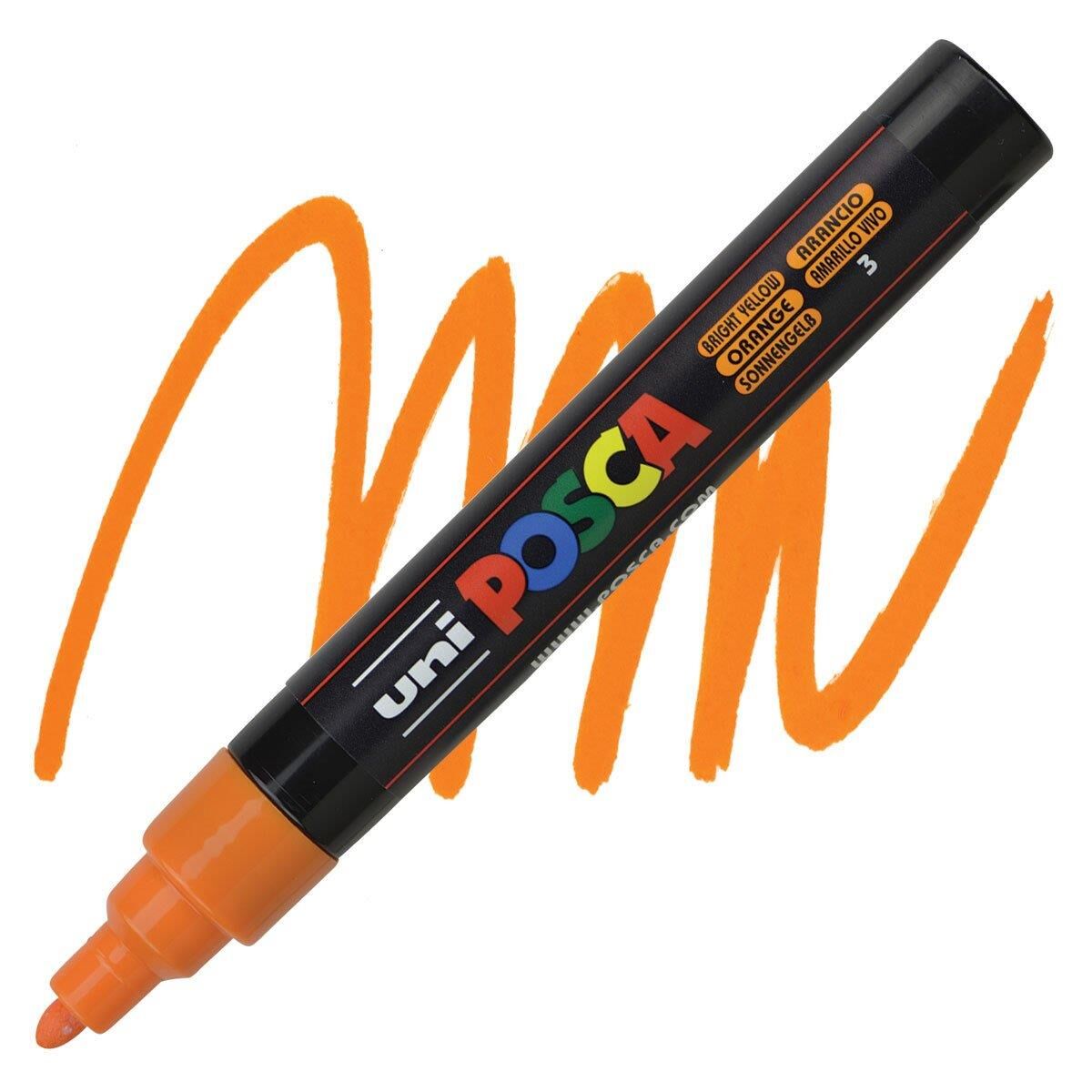 Unı Posca Pc-5M 1.8-2.5 Parlak Sarı Su Bazlı Markor